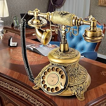 Amazon.com : WICHEMI Vintage Phone Retro Rotary Dial Phones